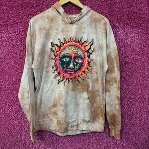 Sublime Sun 1995 Summer Tour Tie Dye Ska Rock Band Hoodie M